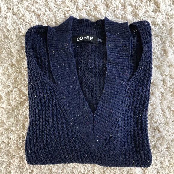 Do + Be Sweaters - Do + Be Blue Sweater. Size medium